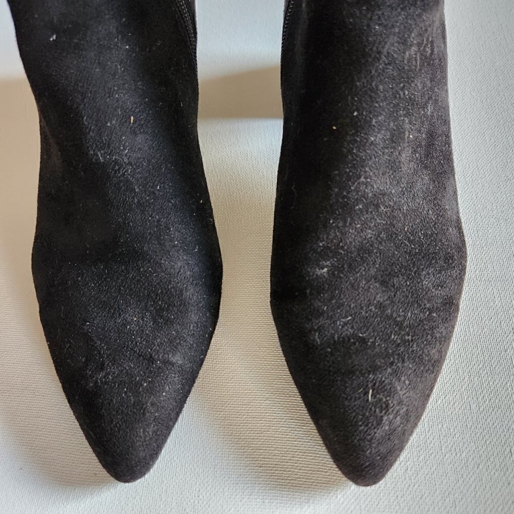 Steve Madden Brinkly Black Boots - Picture 4 of 9